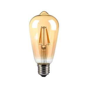 LED Žárovka FILAMENT AMBER ST64 E27/8W/230V 2200K