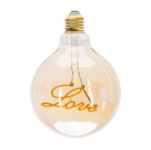 B.V. LED Žárovka FILAMENT E27/4W/230V 1800K love -