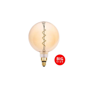 LED Žárovka FILAMENT SPIRAL VINTAGE G200 E27/4W/230V 2000K