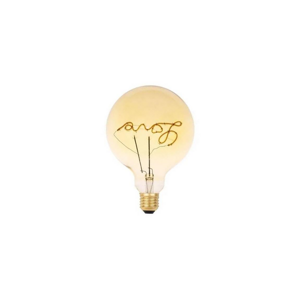 LED Žárovka FILAMENT VINTAGE LOVE G125 E27/2W/230V 2000K