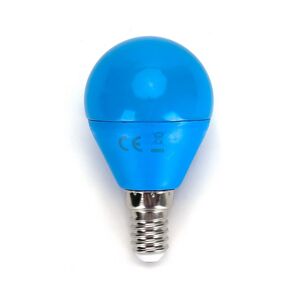 LED Žárovka G45 E14/4W/230V modrá -