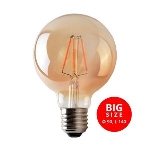 LED Žárovka LEDSTAR AMBER G95 E27/8W/230V 2200K