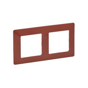 Legrand 754072 - Rámeček pro spínače VALENA LIFE 2P cihlová 754072
