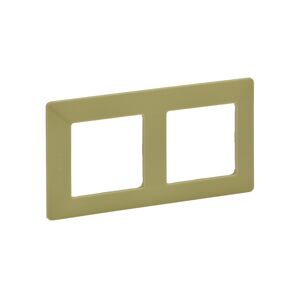Legrand 754082 - Rámeček pro spínače VALENA LIFE 2P zelená 754082