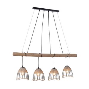 Leuchten Direkt 11156-79 - Lustr na lanku REED 4xE27/60W/230V 11156-79