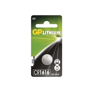 Lithiová baterie knoflíková CR1616 GP LITHIUM 3V/55 mAh