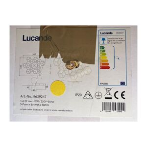 Lucande Lucande - Nástěnné svítidlo ALEXARU 1xE27/60W/230V
