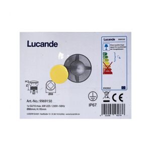 Lucande Lucande - Venkovní zápustné svítidlo EDWINA 1xGU10/6W/230V IP67