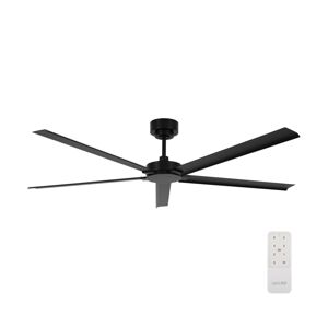 Lucci air 21616149 - Stropní látor MONZA IP55 černá + dálkové ovládání 21616149