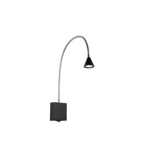 Lucide Lucide 18293/03/30 - LED Flexibilní lampička BUDDY LED/3W/230V černá