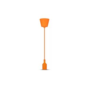 Lustr na lanku 1xE27/60W/230V oranžová