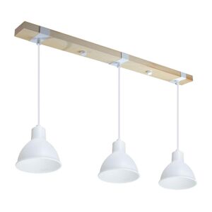 Lustr na lanku 3xE27/40W/230V bílá