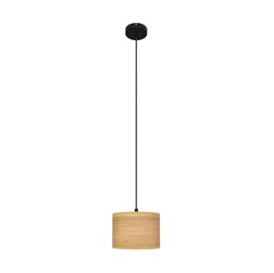 Lustr na lanku ALBA 1xE27/15W/230V pr. 20 cm hnědá/černá