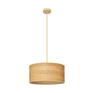 Lustr na lanku ALBA 1xE27/60W/230V pr. 40 cm hnědá