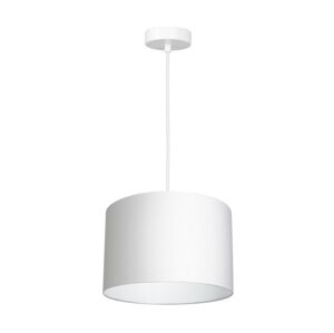 Lustr na lanku ARDEN 1xE27/60W/230V pr. 25 cm bílá
