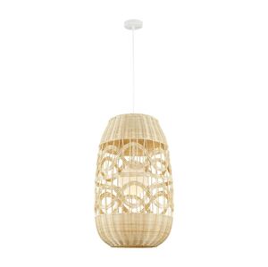 Lustr na lanku ARONA 1xG9/9W/230V pr. 40 cm ratan