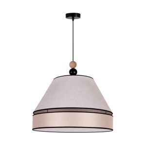 Lustr na lanku AVIGNON 1xE27/15W/230V pr. 60 cm béžová