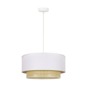 Lustr na lanku BOHO 1xE27/15W/230V pr. 45 cm krémová/ratan