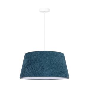 Lustr na lanku BOUCLE 1xE27/15W/230V pr. 50 cm tyrkysová
