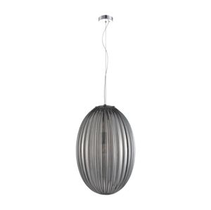 Lustr na lanku BRAGA 1xE27/60W/230V šedá