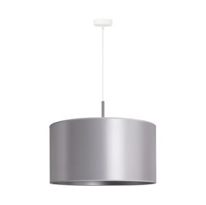 Lustr na lanku CANNES 1xE27/15W/230V pr. 45 cm stříbrná