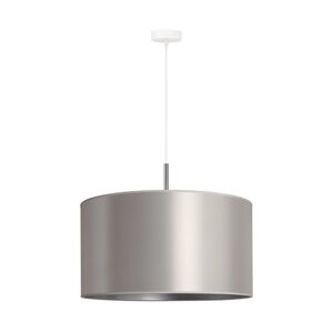 Lustr na lanku CANNES 1xE27/15W/230V pr. 45 cm stříbrná
