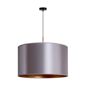Lustr na lanku CANNES 1xE27/15W/230V pr. 50 cm stříbrná/měděná