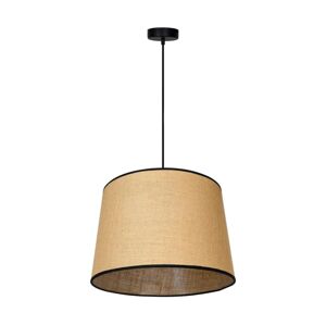 Lustr na lanku CONE 1xE27/15W/230V hnědá/černá