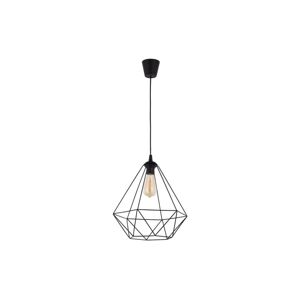 Lustr na lanku DIAMOND 1xE27/60W/230V černá