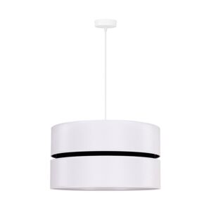 Lustr na lanku DUO 1xE27/15W/230V bílá/černá