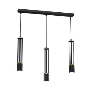 Lustr na lanku ESTILO 3xGU10/40W/230V černá