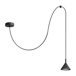 Lustr na lanku ETNA LONG 1xE27/15W/230V černá