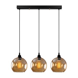 Lustr na lanku GOLD 3xE27/40W/230V