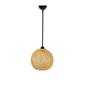 Lustr na lanku JUTE 1xE27/60W/230V béžová