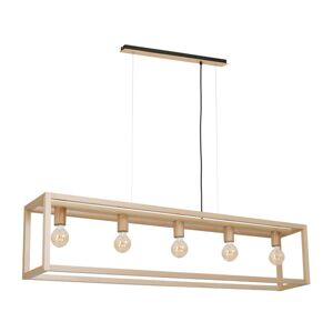 Lustr na lanku LEGNO 5xE27/60W/230V