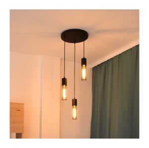 Lustr na lanku MELODY 3xE27/15W/230V černá