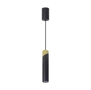 Lustr na lanku NEO 1xGU10/8W/230V černá/zlatá