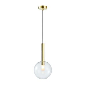Lustr na lanku NIKO 1xG9/9W/230V pr. 20 cm zlatá