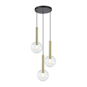 Lustr na lanku NIKO 3xG9/9W/230V zlatá