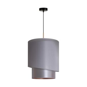 Lustr na lanku PARIS 1xE27/15W/230V pr. 40 cm stříbrná/zlatá