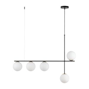 Lustr na lanku SILIA 5xG9/12W/230V černá
