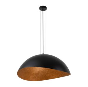 Lustr na lanku SOLARIS 1xE27/60W/230V černá/měděná