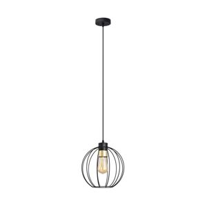 Lustr na lanku STARLIGHT 1xE27/15W/230V černá/zlatá