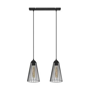Lustr na lanku TORRI 2xE27/15W/230V černá
