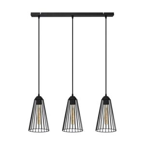 Lustr na lanku TORRI 3xE27/15W/230V černá