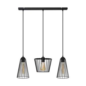 Lustr na lanku TORRI 3xE27/15W/230V černá