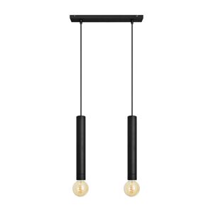 Lustr na lanku TUBA 2xE27/15W/230V černá