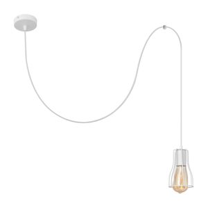 Lustr na lanku TUBE 1xGX53/10W/230V bílá