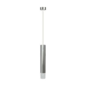 Lustr na lanku TUBI 1xGU10/8W/230V lesklý chrom