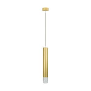 Lustr na lanku TUBI 1xGU10/8W/230V zlatá